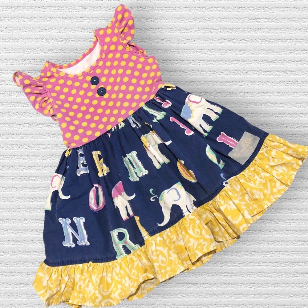 Eleanor Rose | E Is For Elephant | Twirl | Dress Back To School Size 2